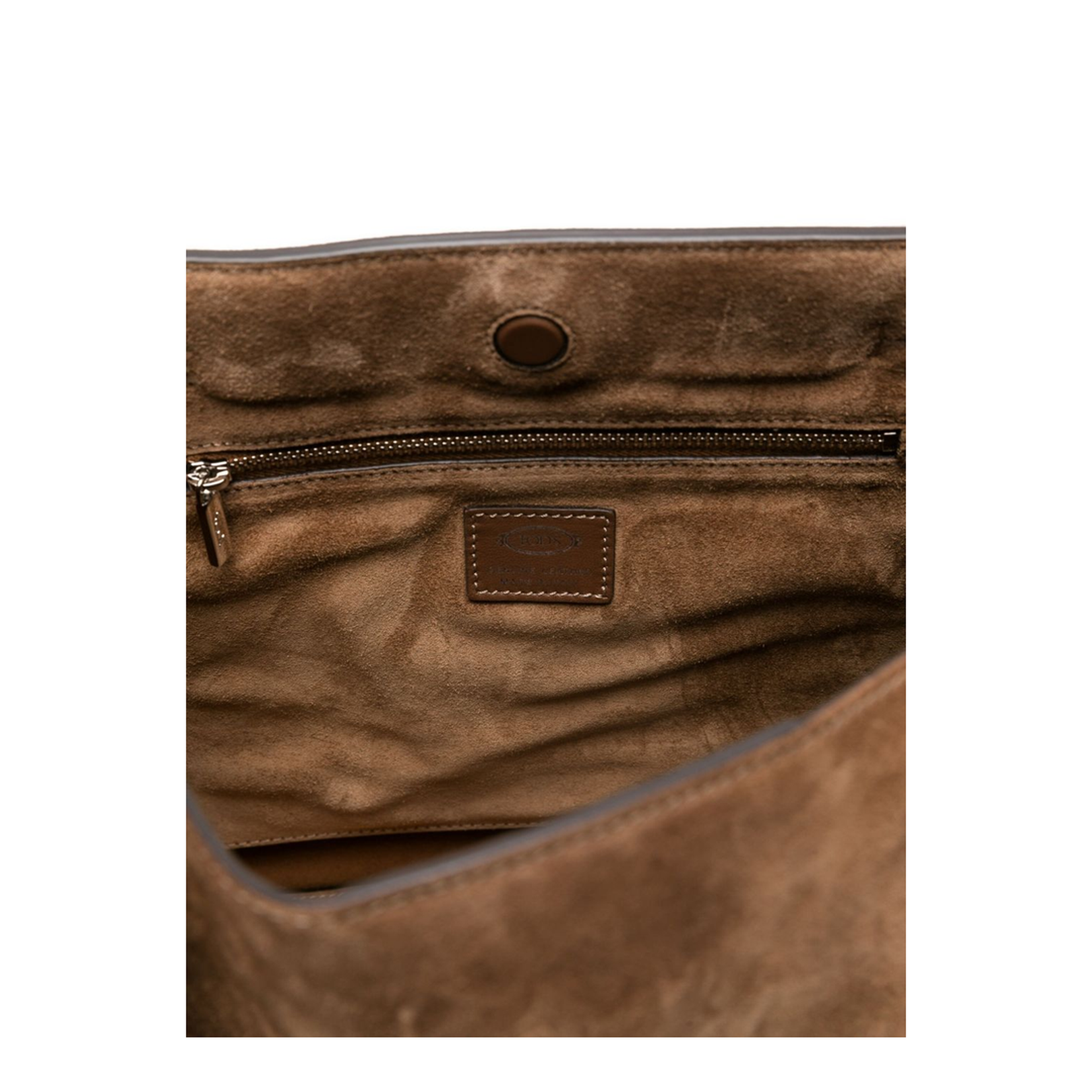 Brown Suede Handbag