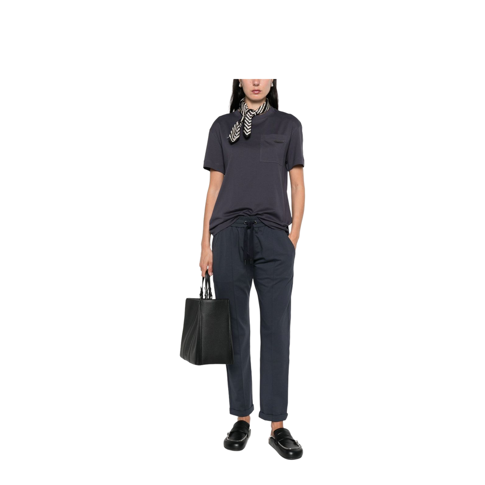 Cotton Jersey T-Shirt in Night