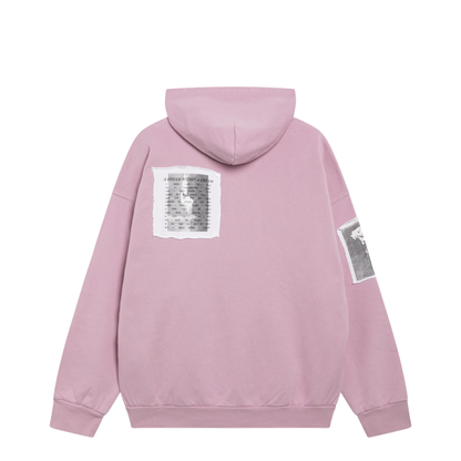 MAYFEYR - Balenciaga - Antique Pink Cotton Jersey Zip-Up Hoodie - A0017WTUVT45701