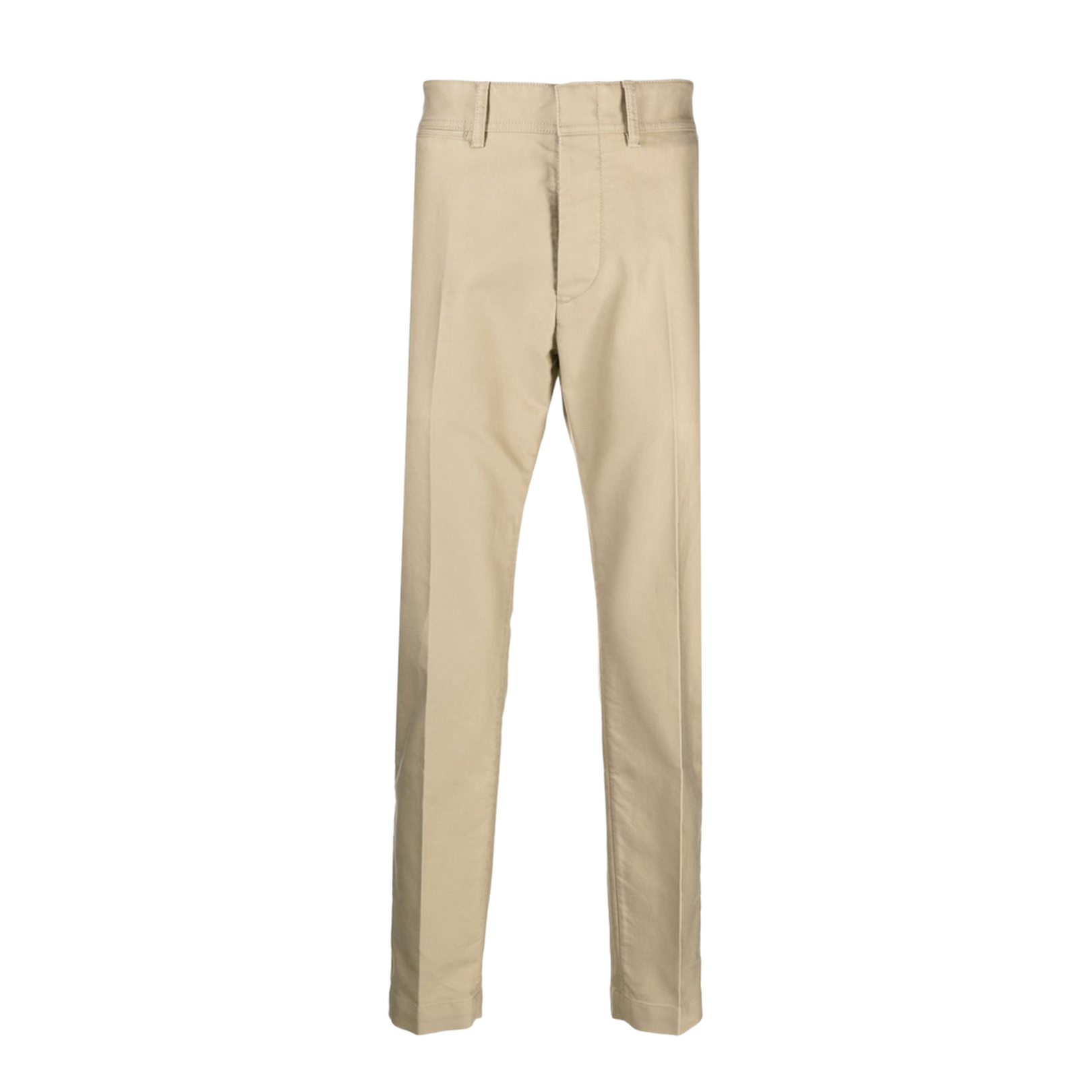 Beige Cotton Trousers