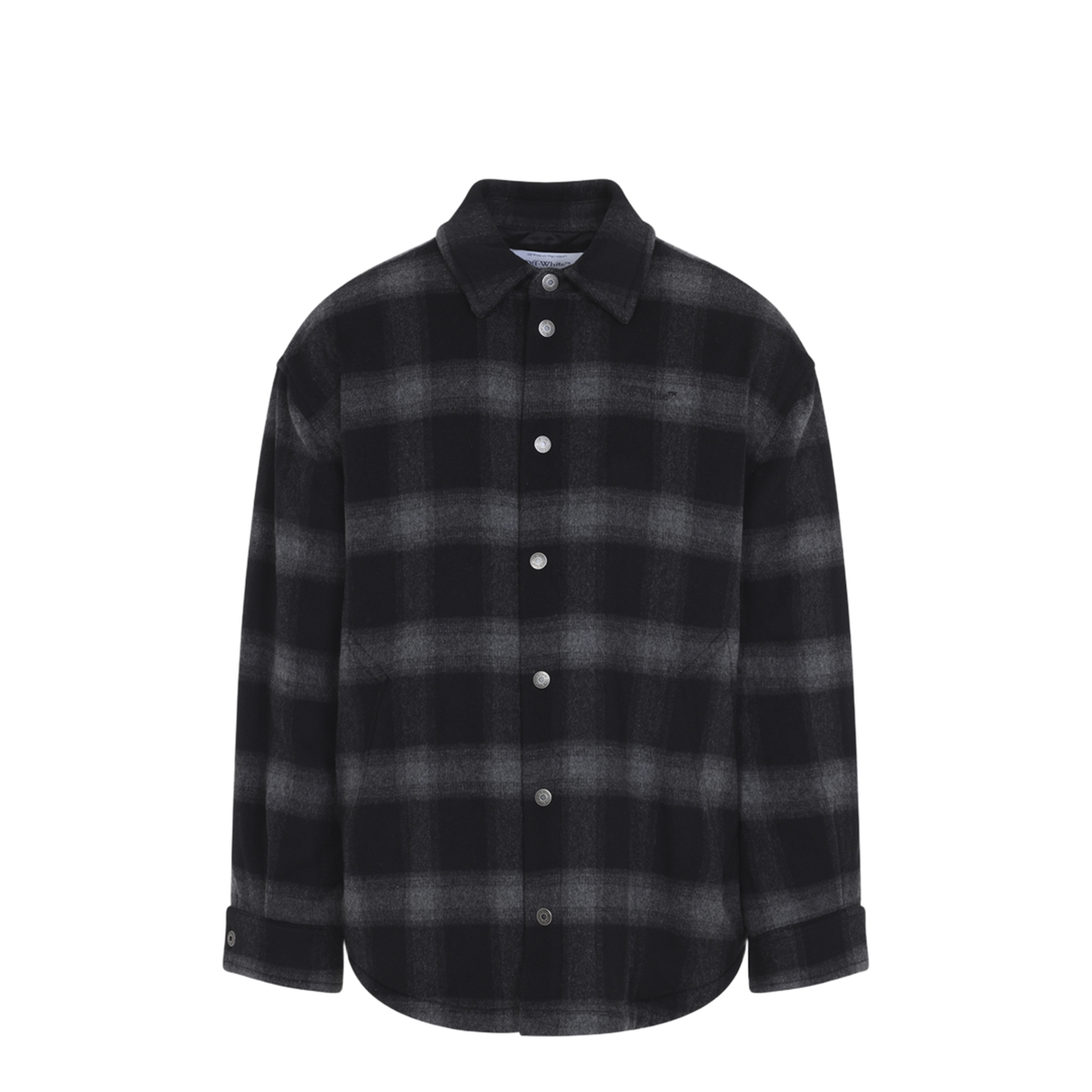 MAYFEYR - Off-White - Flannel Wool Overshirt Padded Coat - 44MER09TF26F001001