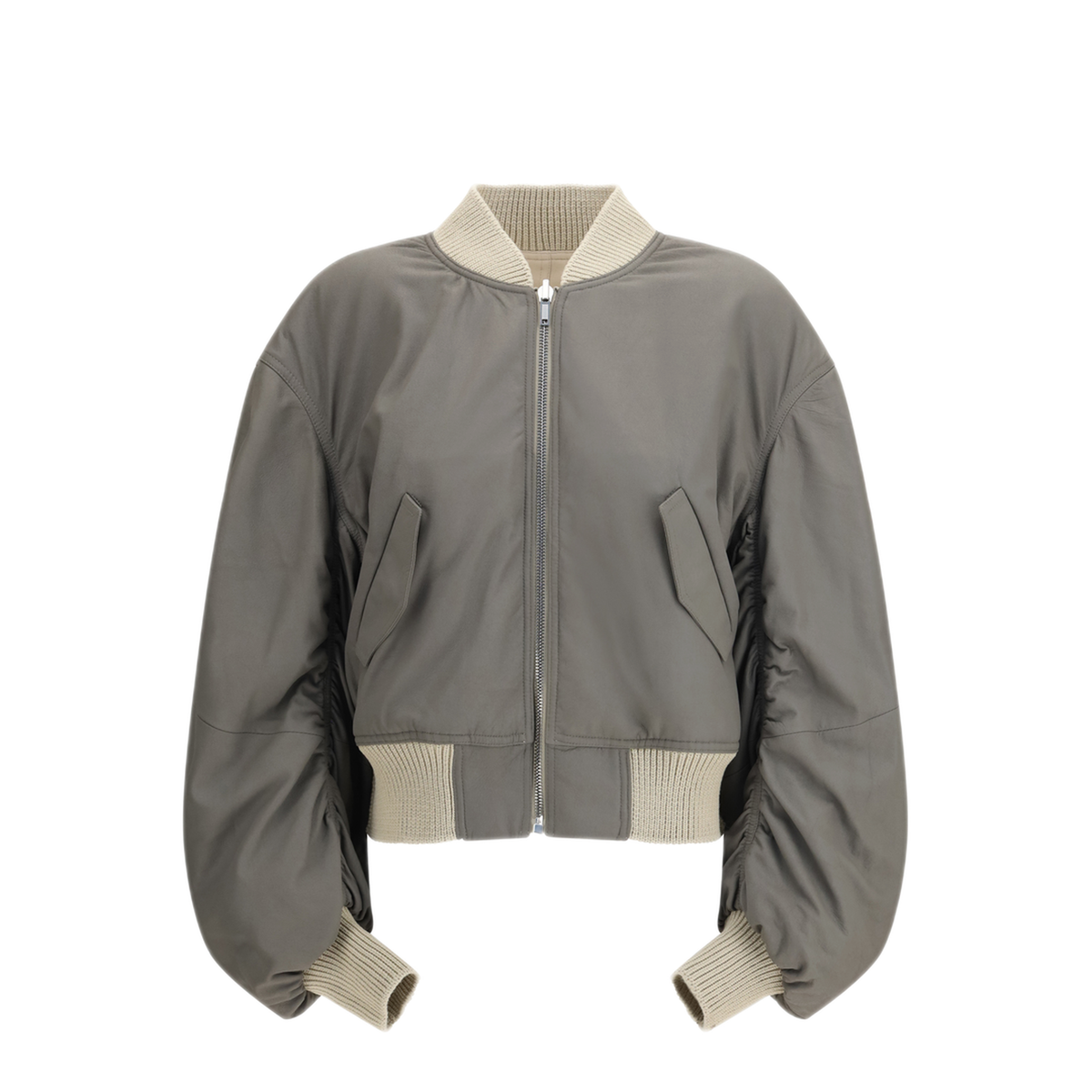 MAYFEYR - Rick Owens - Secchia Flight Bomber In Lamb Leather - RP01F674413835