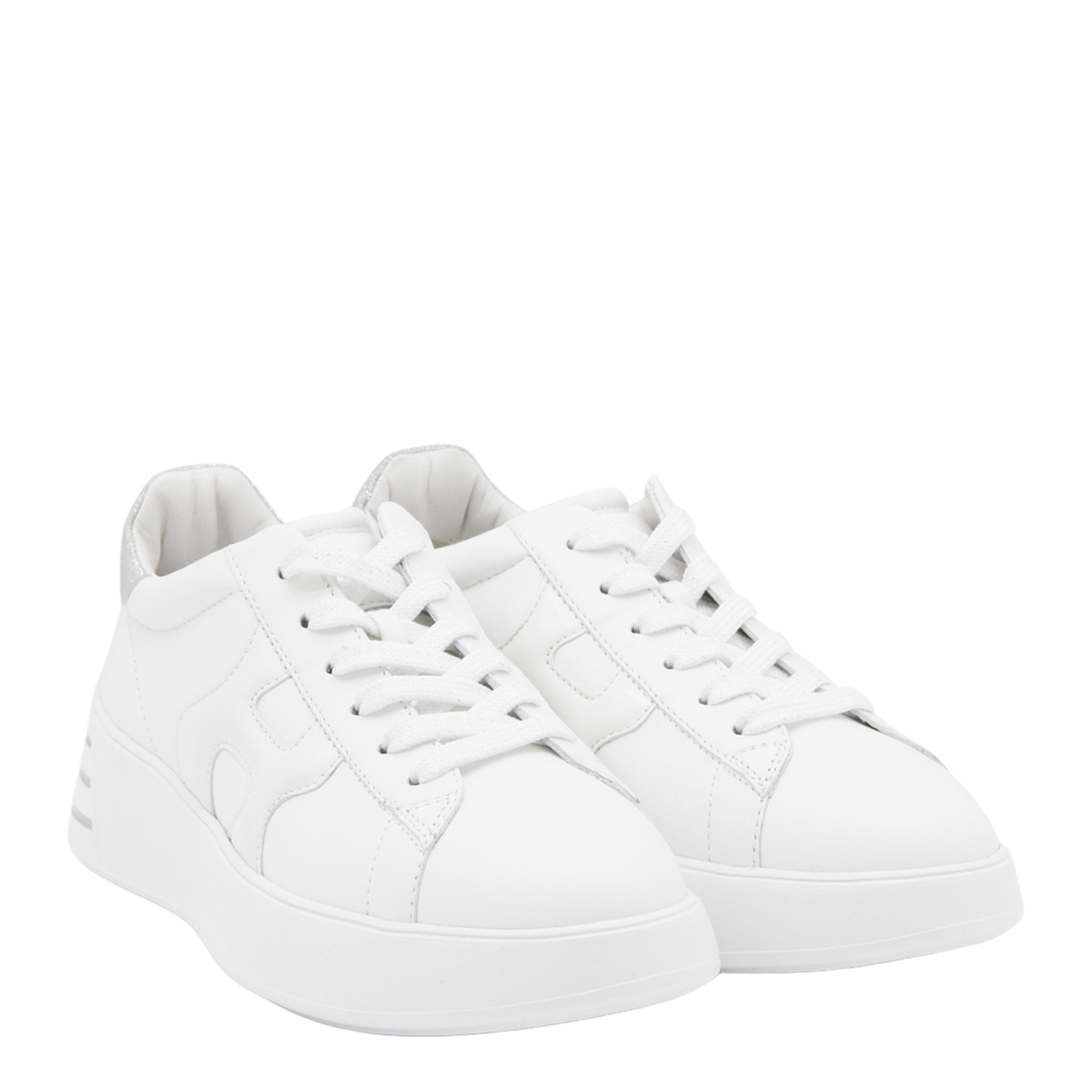 Sneakers Rebel White Silver
