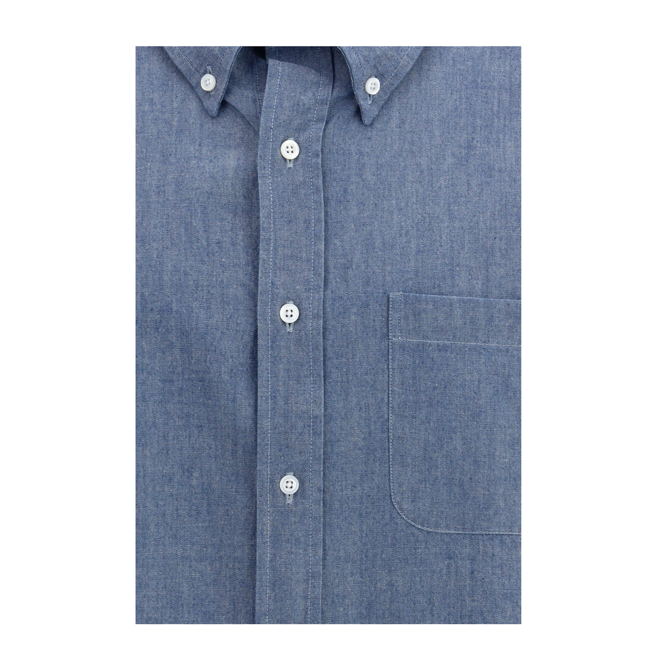 MAYFEYR - Thom Browne - Denim Shirt With Logo - MWL272E00111