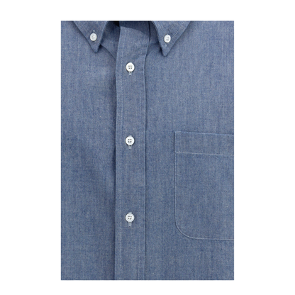 MAYFEYR - Thom Browne - Denim Shirt With Logo - MWL272E00111