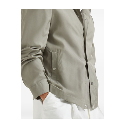 Men's Silk Blend Jackets - Grey
