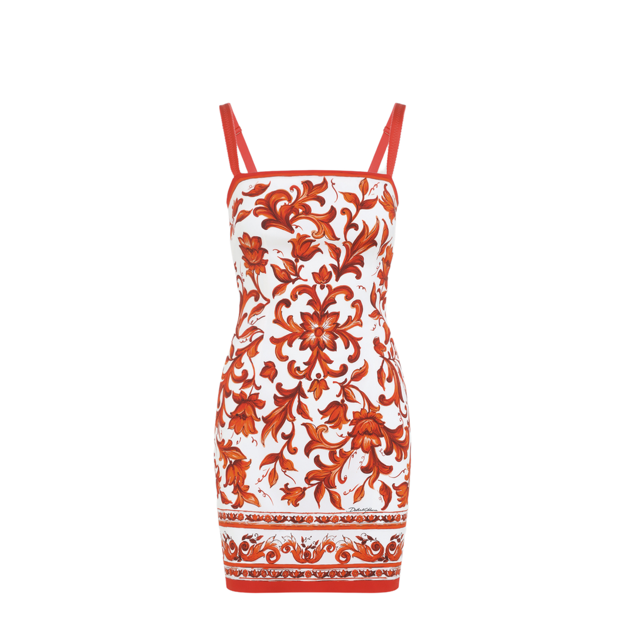 MAYFEYR - Dolce & Gabbana - Charmeuse Maiolica Mini Dress - F6TVVTGDDRJ