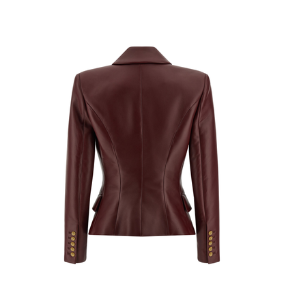 6-button lambskin jacket