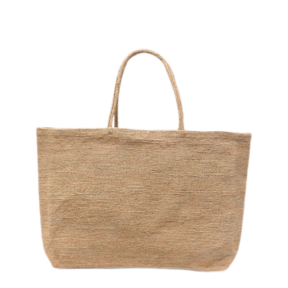 MAYFEYR - Sophie Digard - Beige Woven Construction Tote Bag - S247/MONO/CRUF/RPANAMA