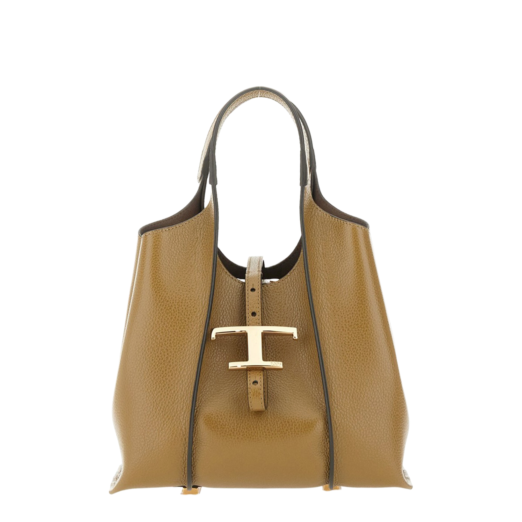 T Timeless Shopping Bag in Leather Mini