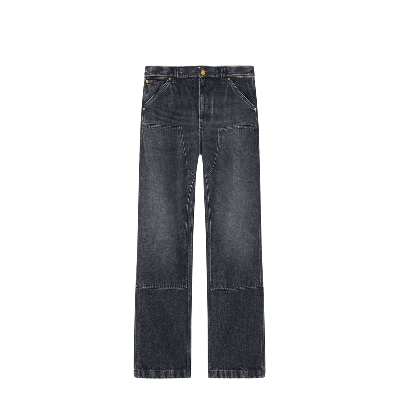 Denim Cotton Jeans - Pants