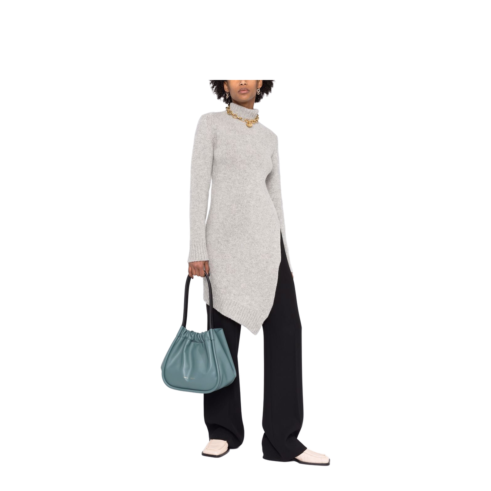 Asymmetric Wool Sweater