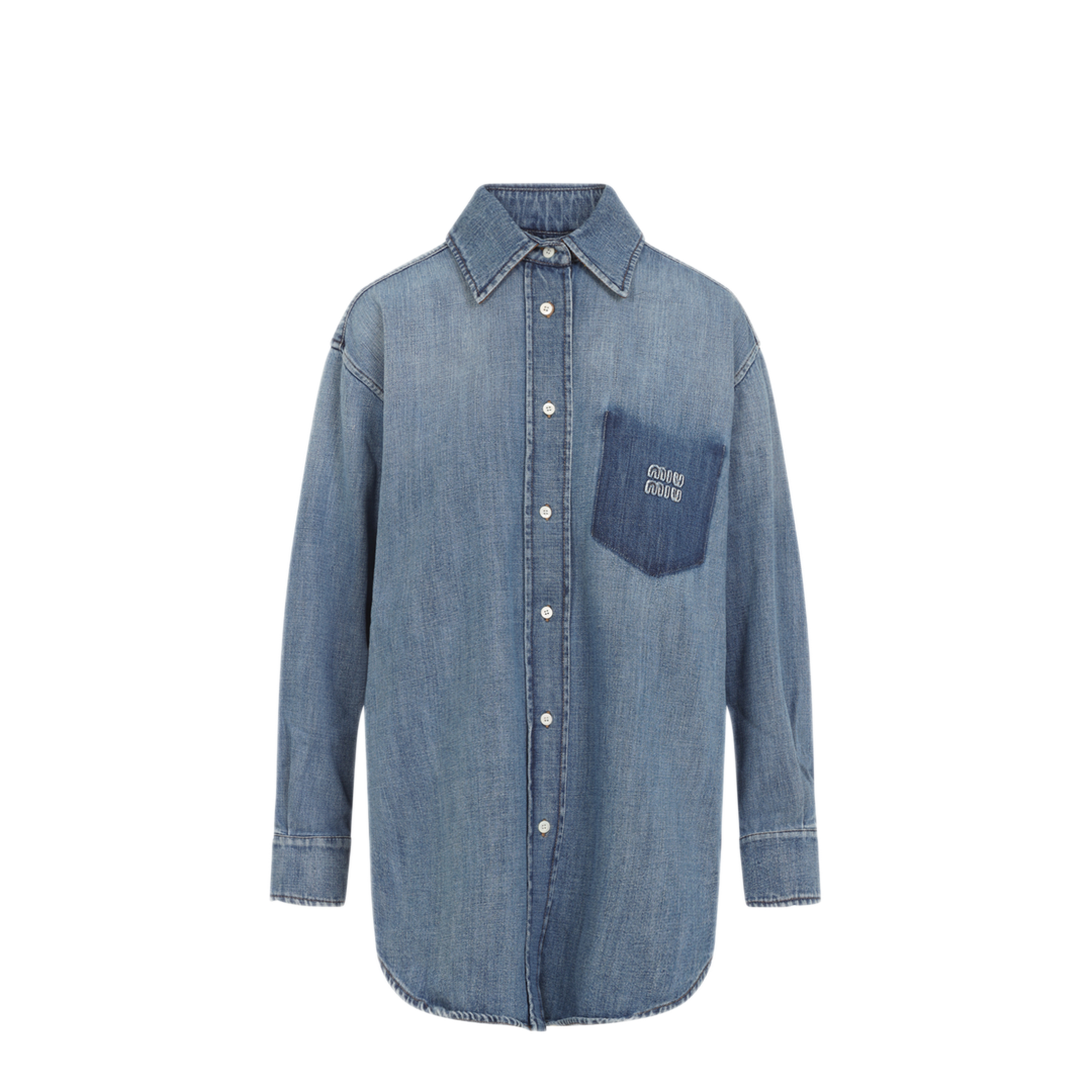 MAYFEYR - Miu Miu - Denim Shirt - GWC125SOOO17GGF0076