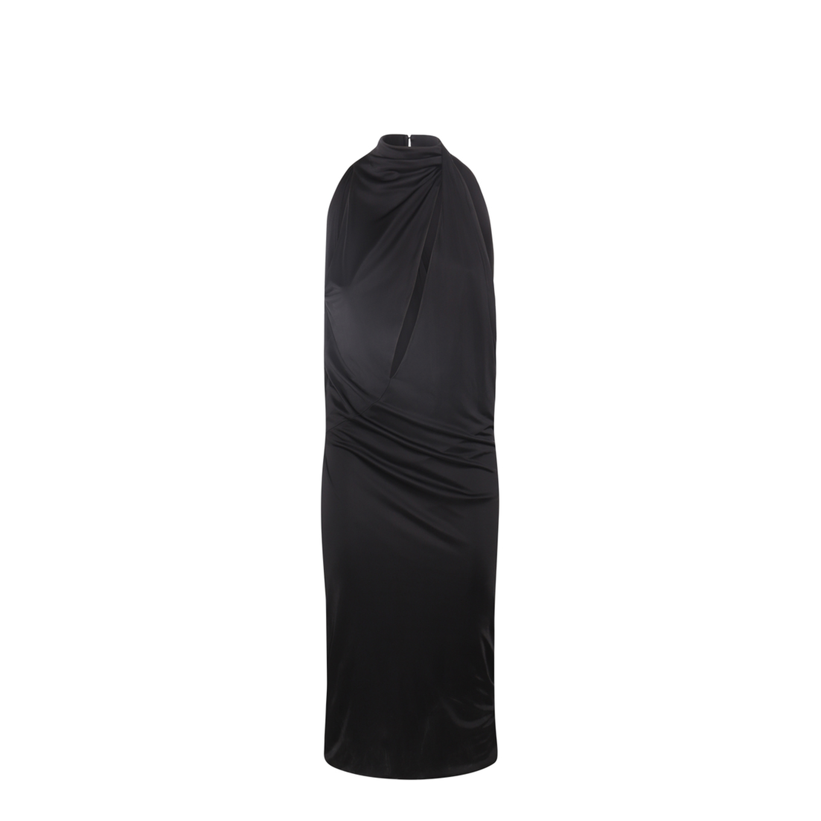 Cutout Drape Cocktail Dress