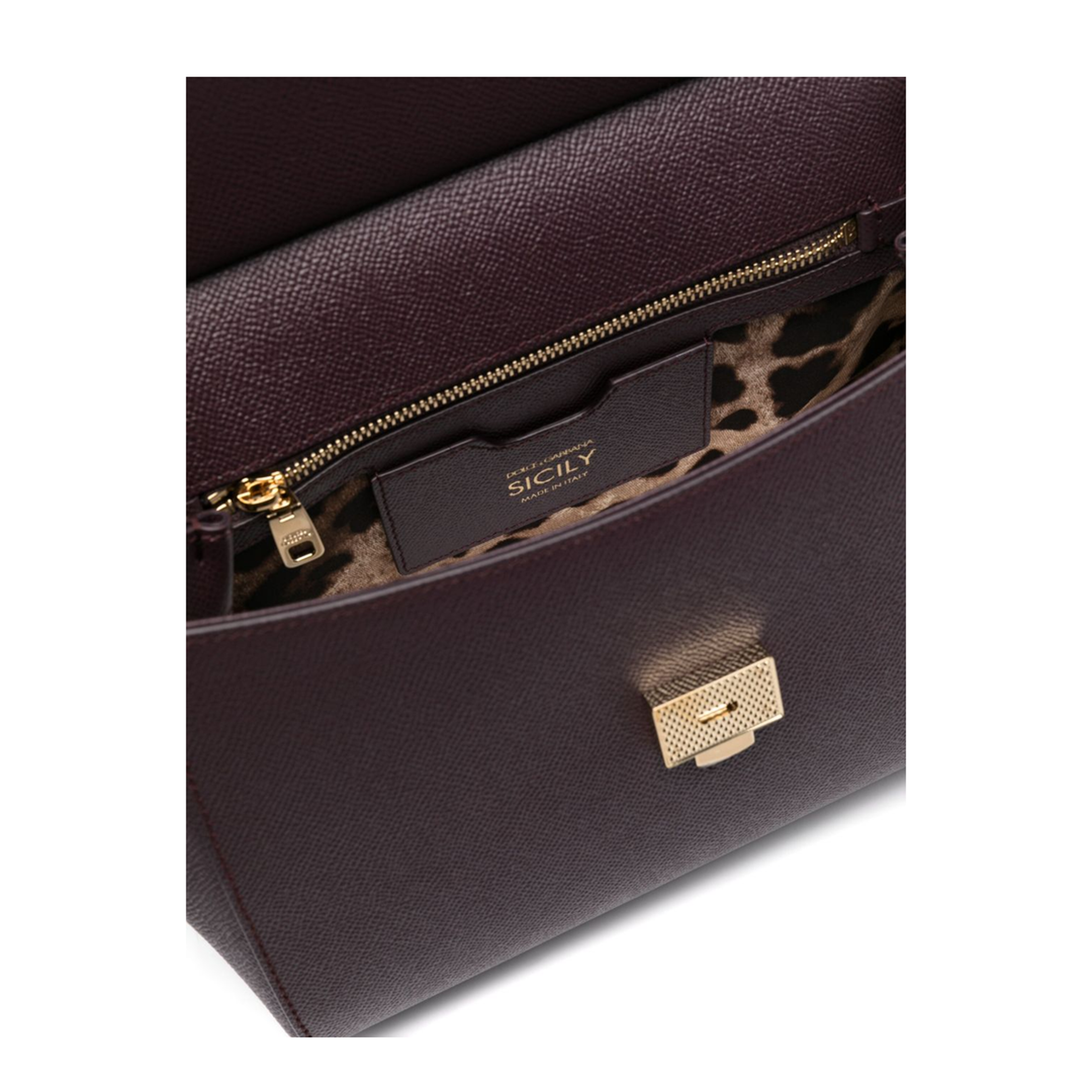 MAYFEYR - Dolce & Gabbana - Large Sicily Handbag In Bordeaux - BB6002B10018M073