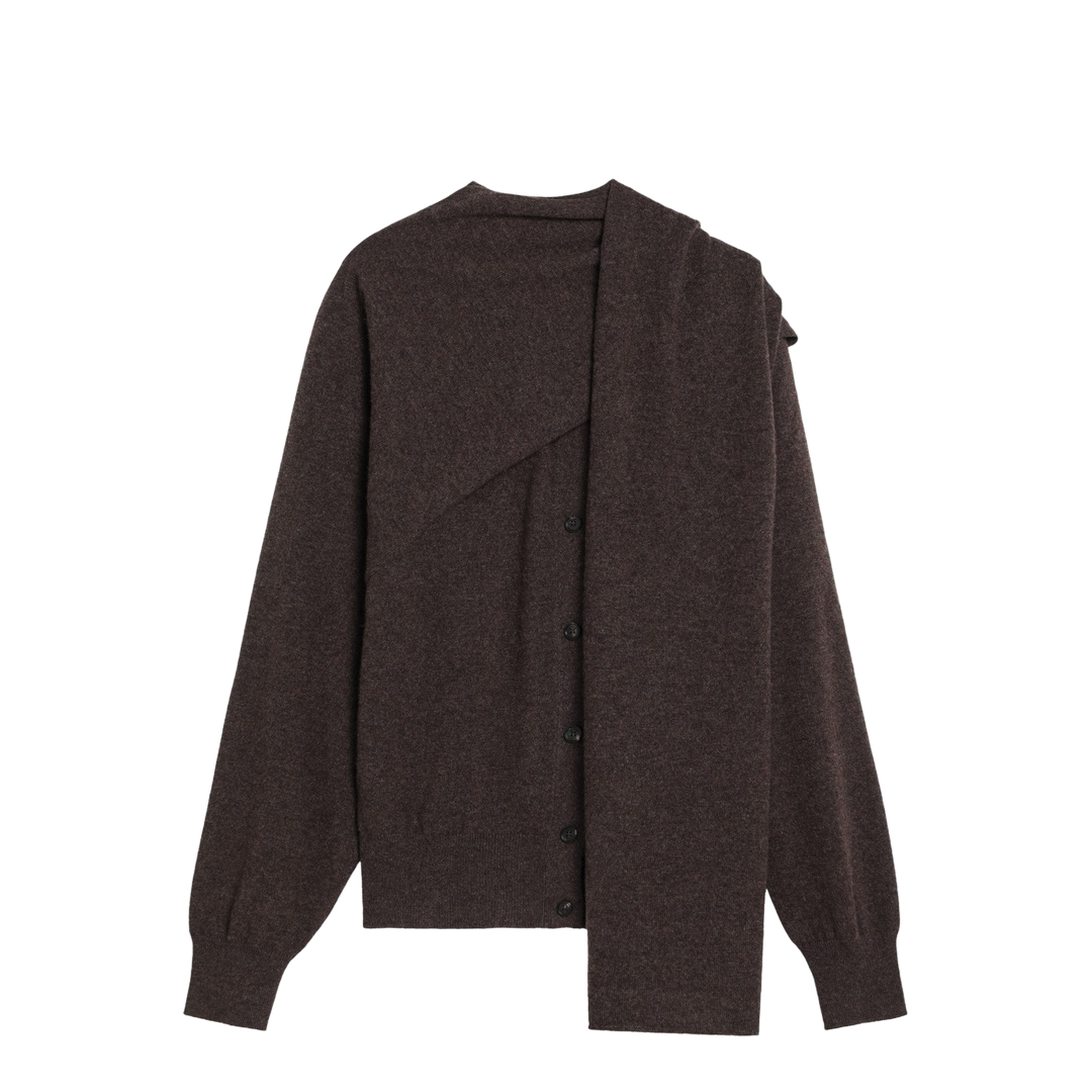 Clay Mélange Cashmere Cardigan