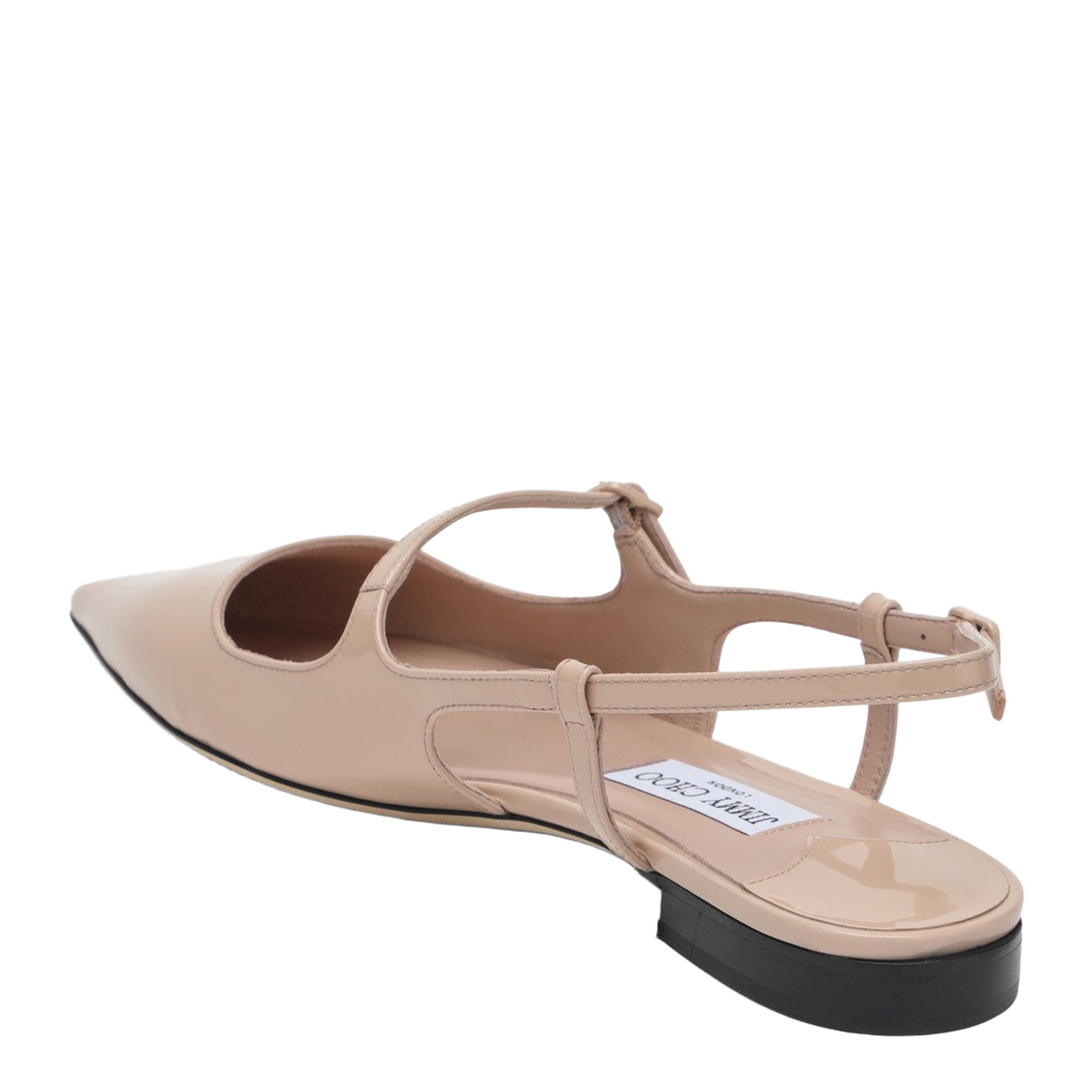 Scarpa Didi Flat Nude in Patent Leather