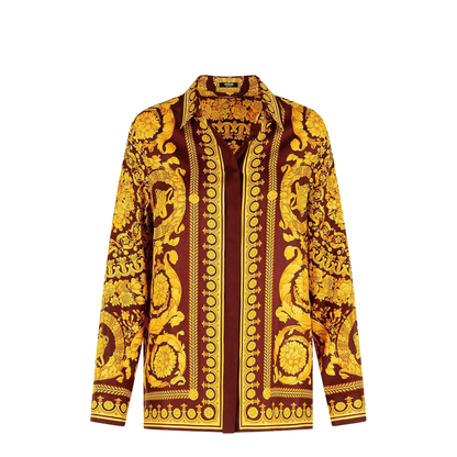 Silk Shirt Barocco Print
