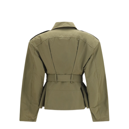 MAYFEYR - Alexander Mcqueen - Cropped Belted High Neck Jacket - 875815QEAHY3093
