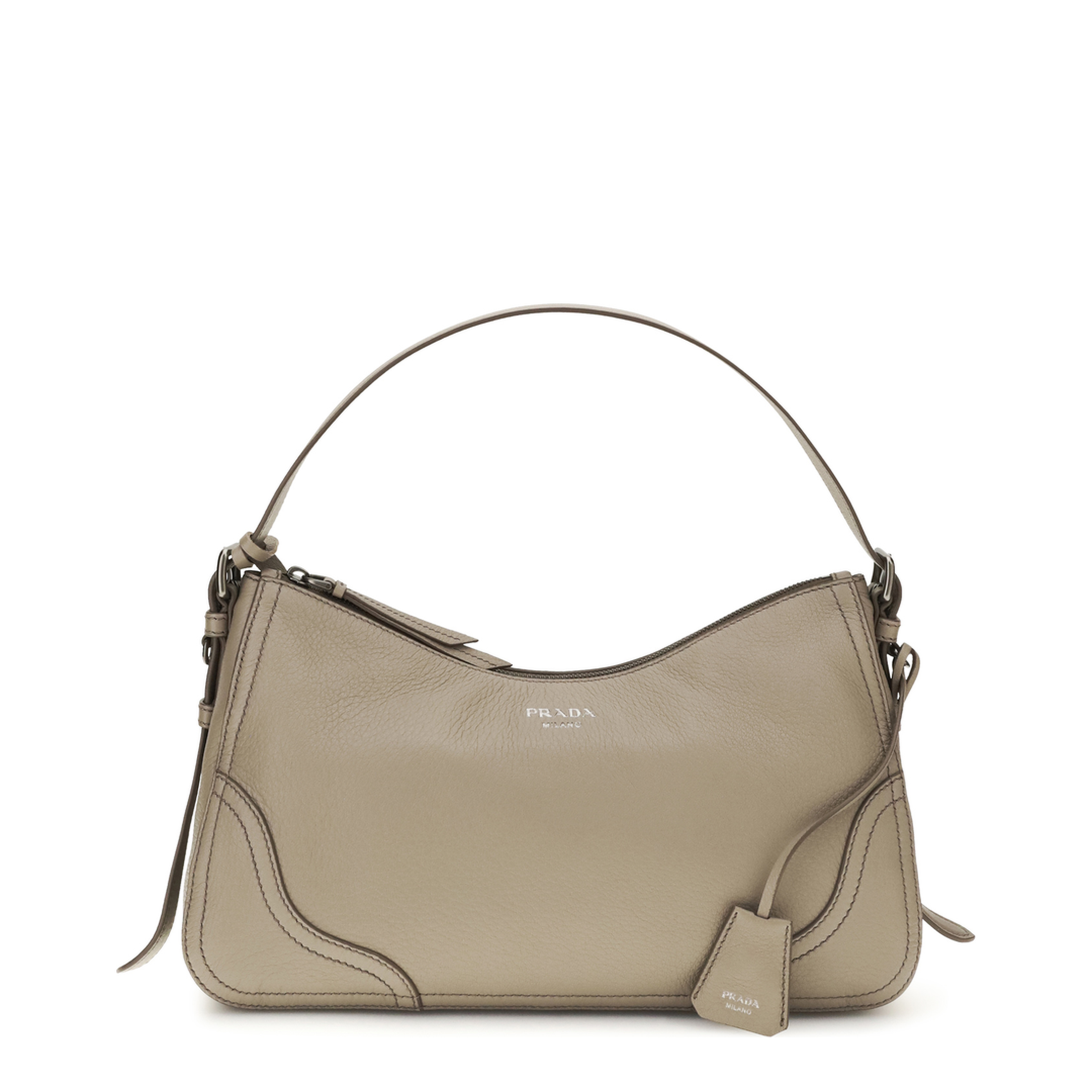 MAYFEYR - Prada - Aimée Large Shoulder Bag In Leather - 1BC2802HIK