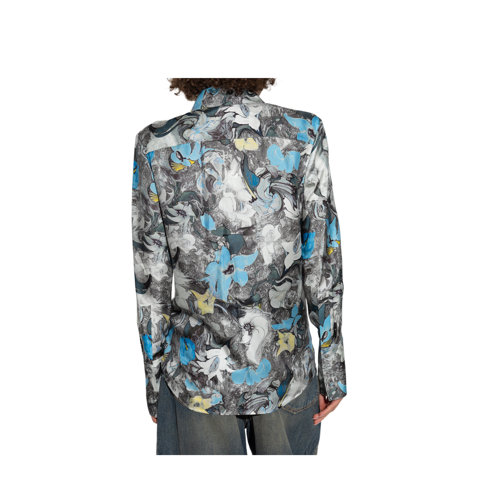 Shirt with Floral Pattern