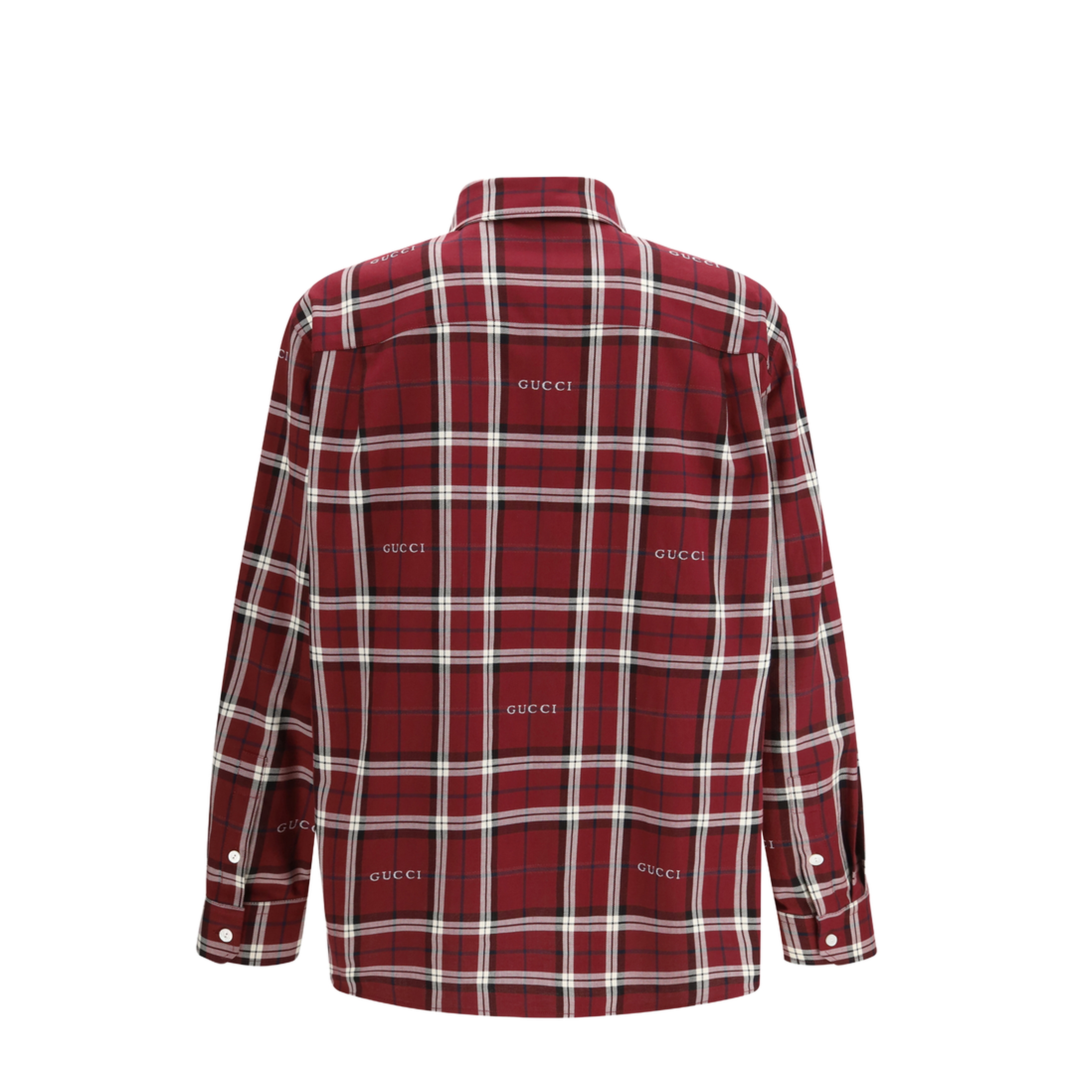 MAYFEYR - Gucci - Multicolour Tartan Cotton Jacquard Shirt - 852895ZAUAC