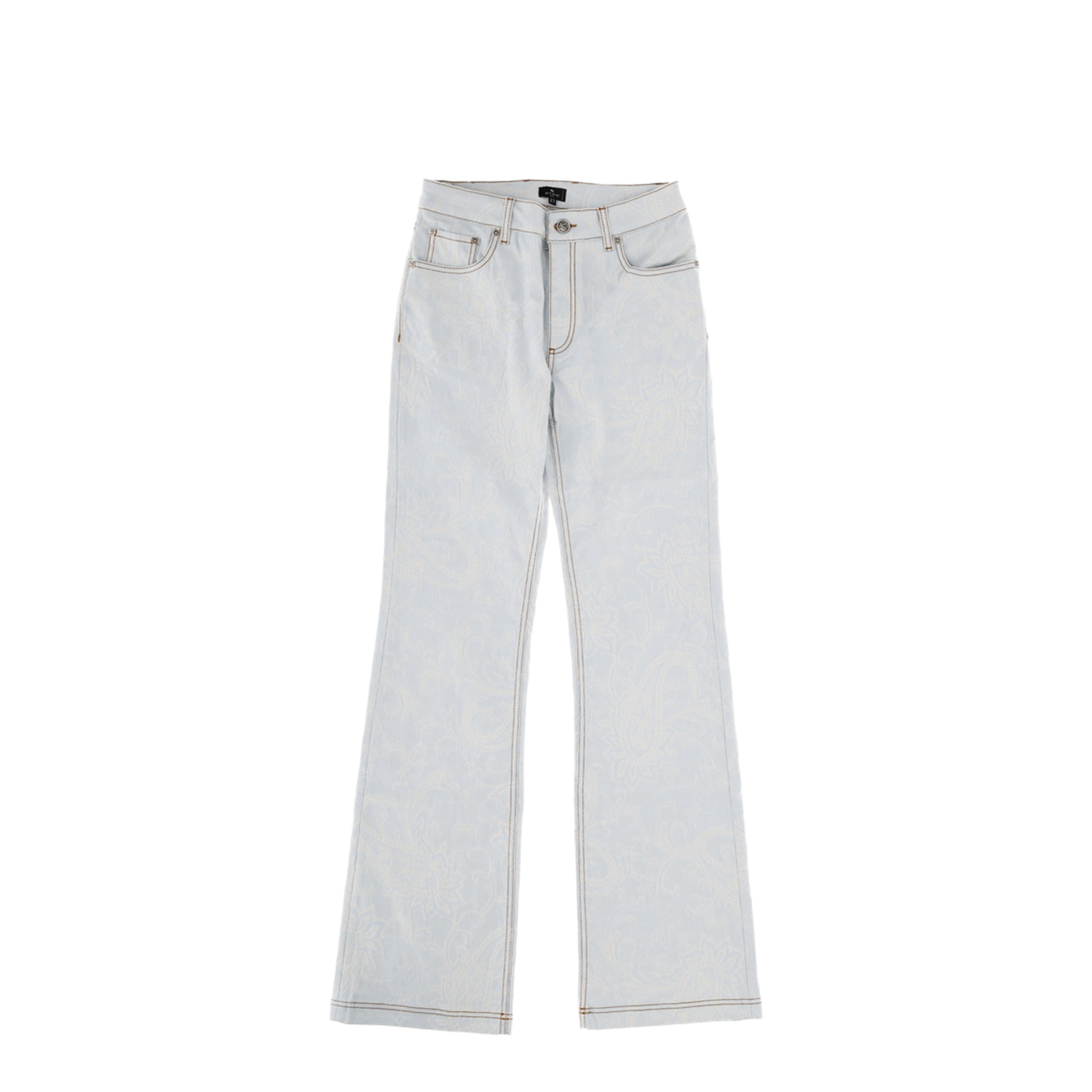 JEANS WITH PAISLEY PATTERN