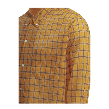 MAYFEYR - Beams Plus - Open Bd Nylon Airy Plaid Casual Shirt - 3811192413945