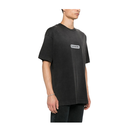 Printed Cotton T-Shirt - Black