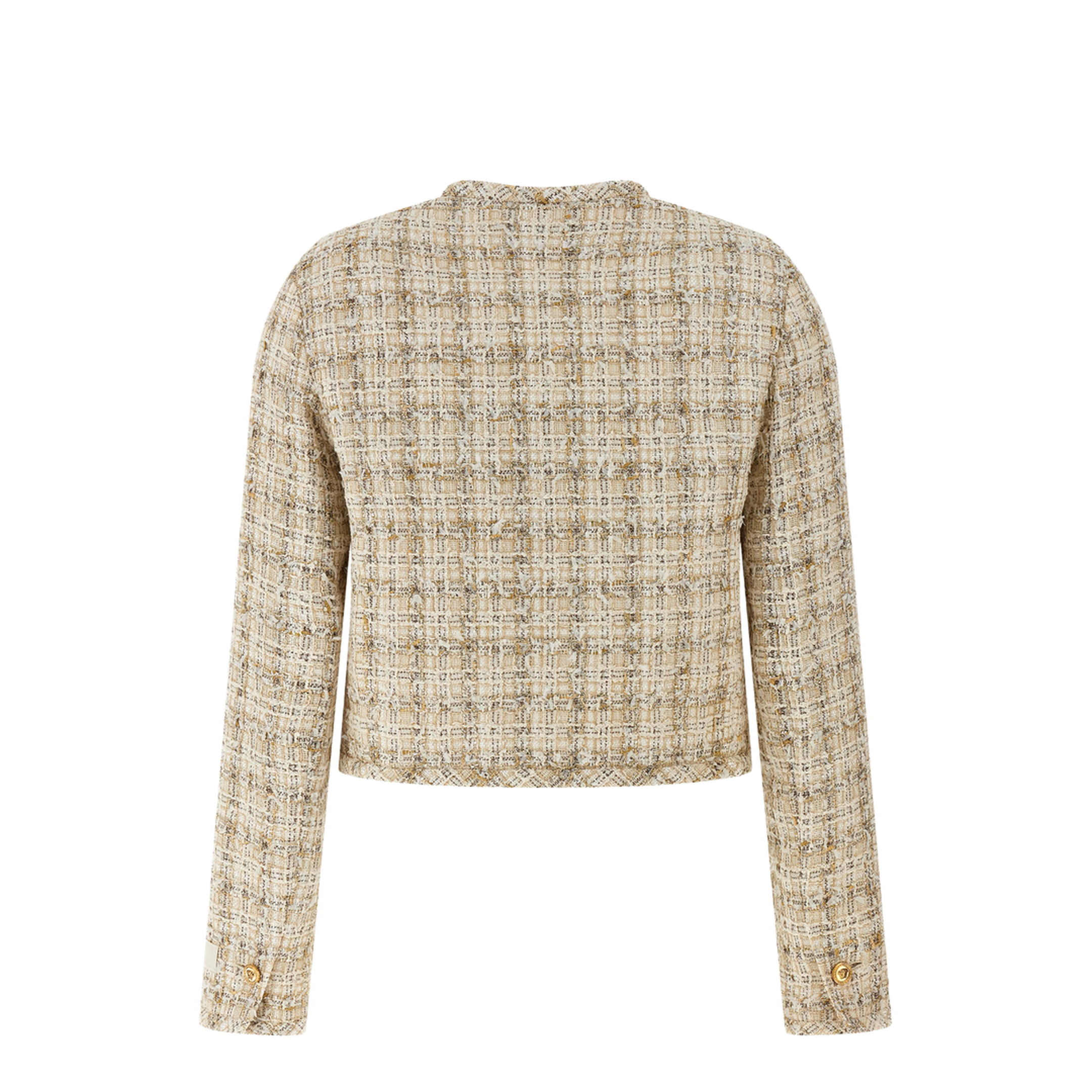 Multicolor Tweed Blazer