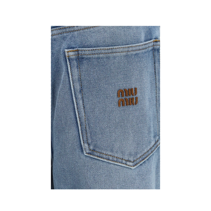 MAYFEYR - Miu Miu - Washed Denim Five-Pocket Jeans - GWP598SOOO192W