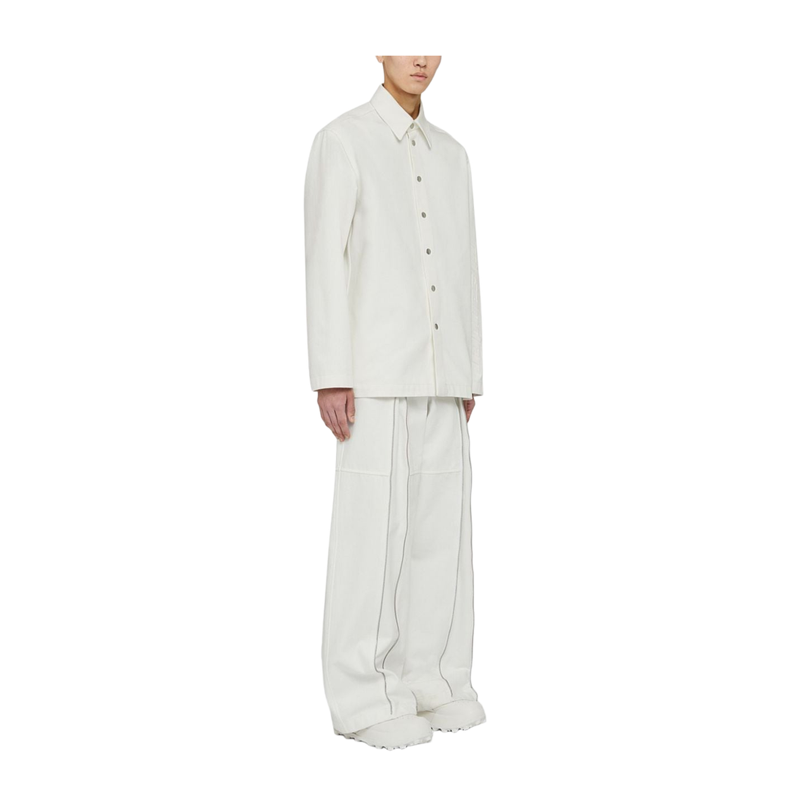 Logo-Embossed Cotton Shirt