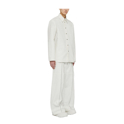 Logo-Embossed Cotton Shirt
