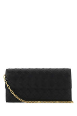 Intrecciato Wallet On Chain, Gold Hardware