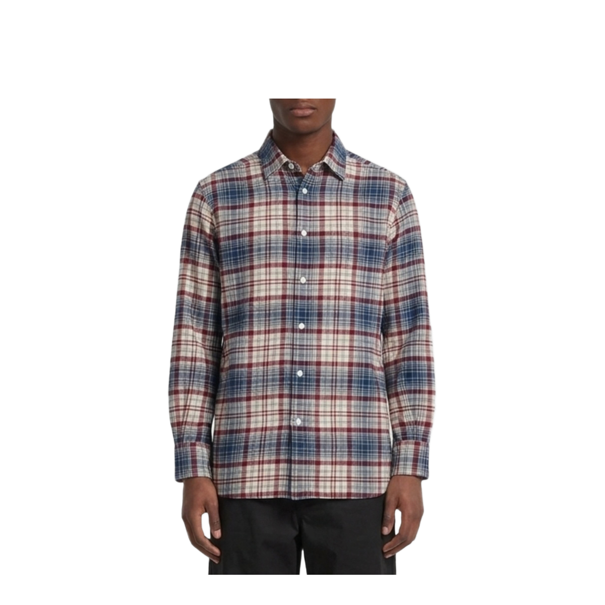 MAYFEYR - Willy Chavarria - Plaid Woolen Shirt - MMWTO003005C120
