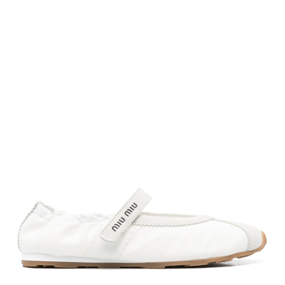 MAYFEYR - Miu Miu - Flat Shoes White - 5F370ED7CF0009