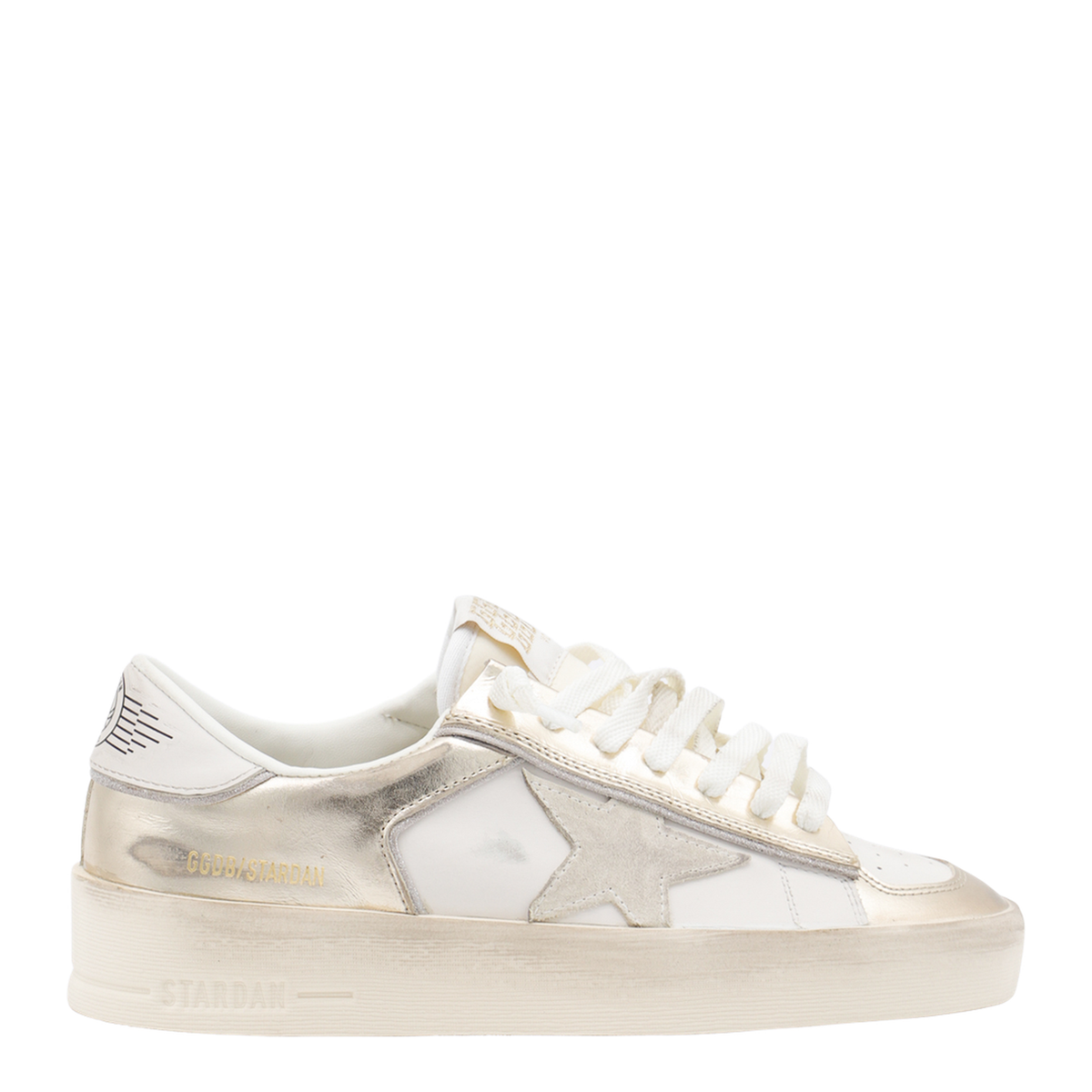 Lace-Up Flat Sneakers