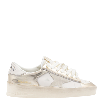 Lace-Up Flat Sneakers