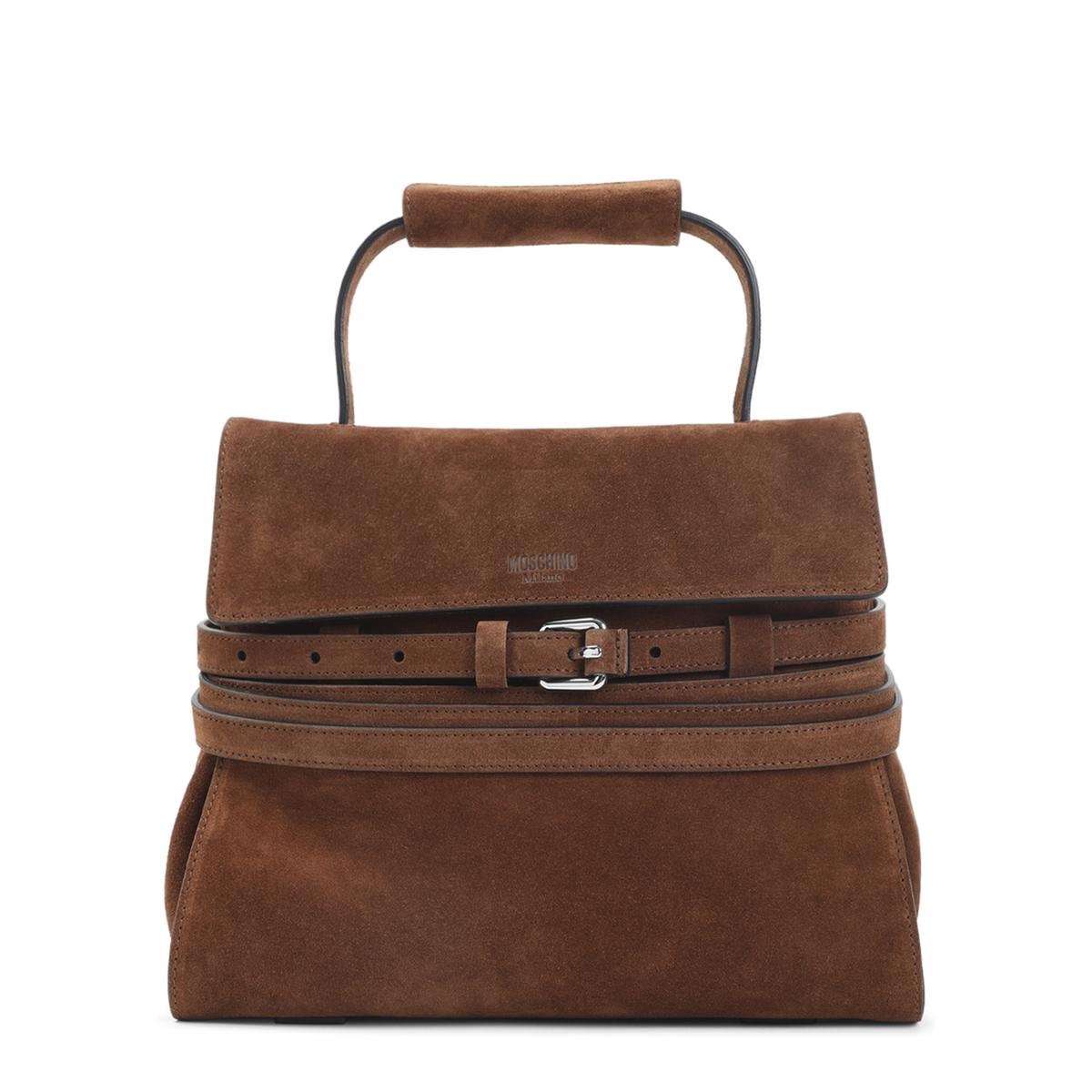 Handle Me Small Suede Hobo Bag - Brown