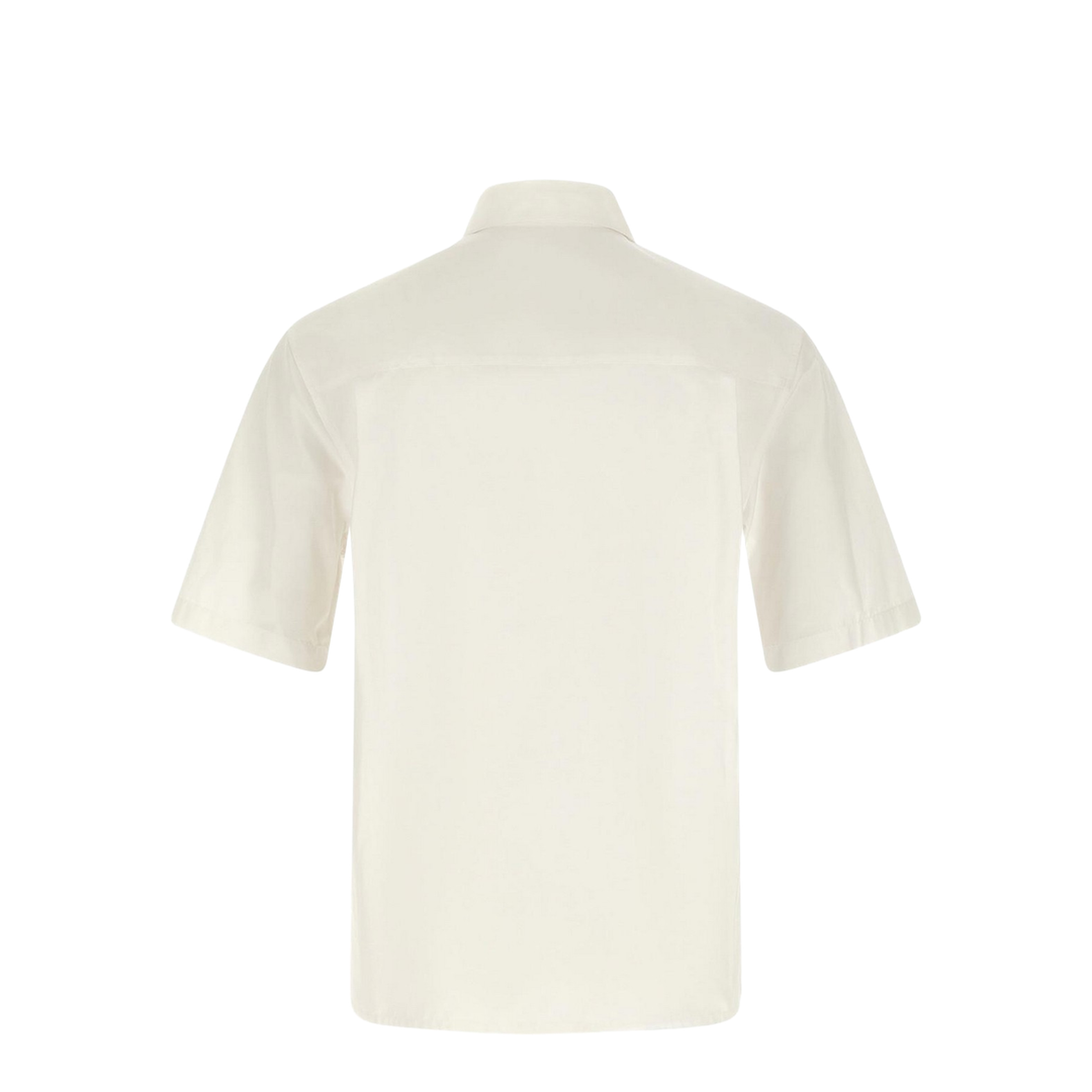 Logo Embroidery Shirt White