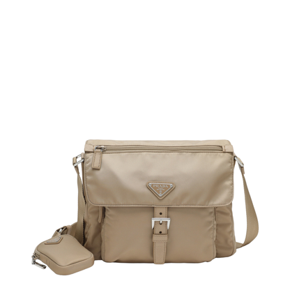 MAYFEYR - Prada - Crossbody Bag In Camel Re-Nylon - 1BD994B1MRV44F0040