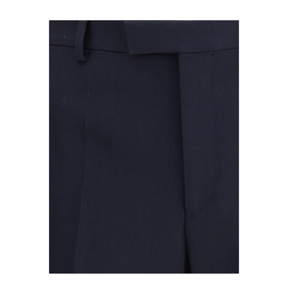 Black Wool Trousers