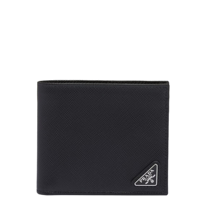 Saffiano Leather Wallet with Coin Purse - Nero (Black)