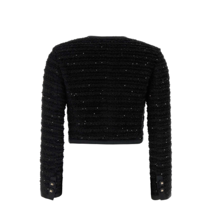 MAYFEYR - Dolce & Gabbana - Black Tweed Blazer - F27CETHUMKNN0000