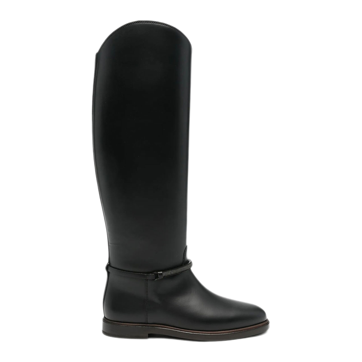 MAYFEYR - Brunello Cucinelli - Leather Boots With Monili - MZMGC3316C101
