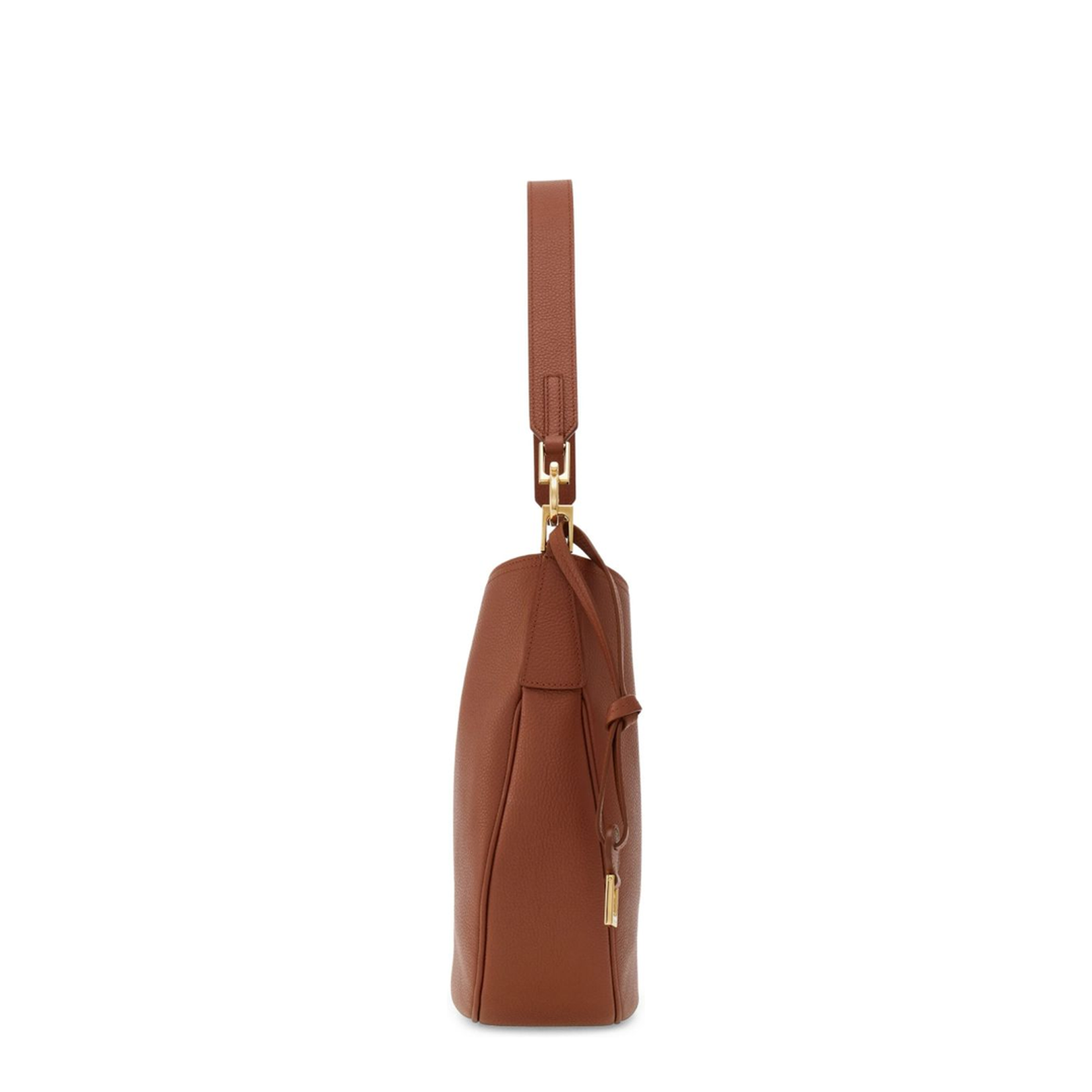 Brown Leather Hobo Bag
