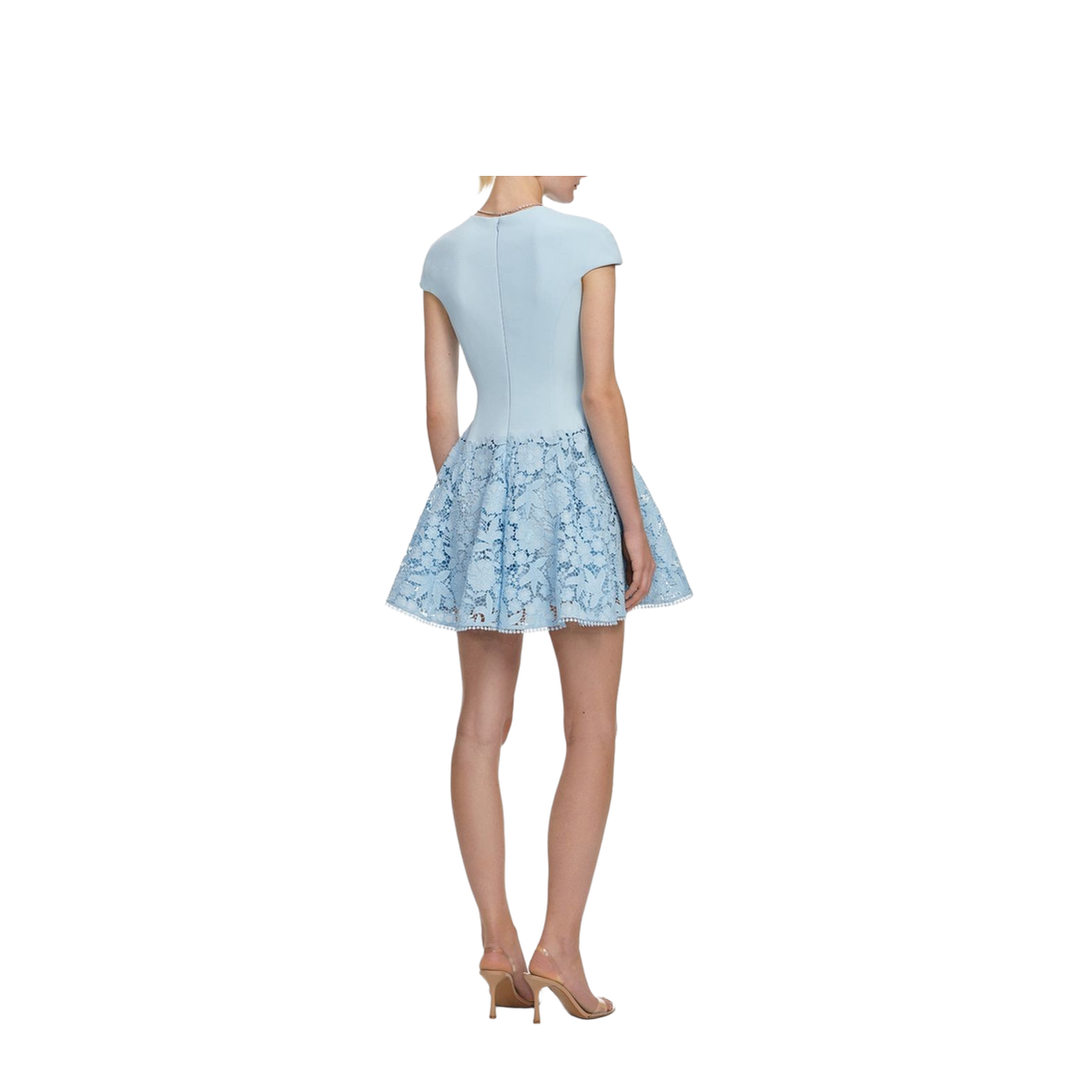 MAYFEYR - Self Portrait - Clear Blue Dress - SS26-095S-BLBLUE