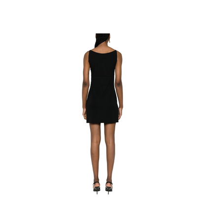 Medusa 95 La Greca Mini Dress In Black