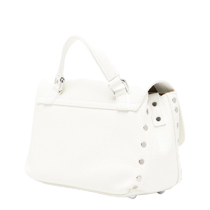 Postina Daily Baby Leather Handbag White