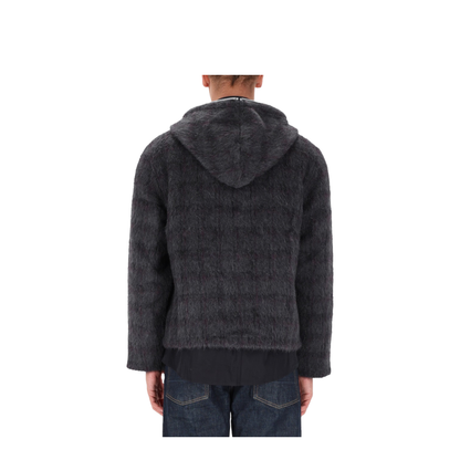 MAYFEYR - Our Legacy - Hoodie - M2266FFFUZZEDPLUMCHECKHAIRYWOOL